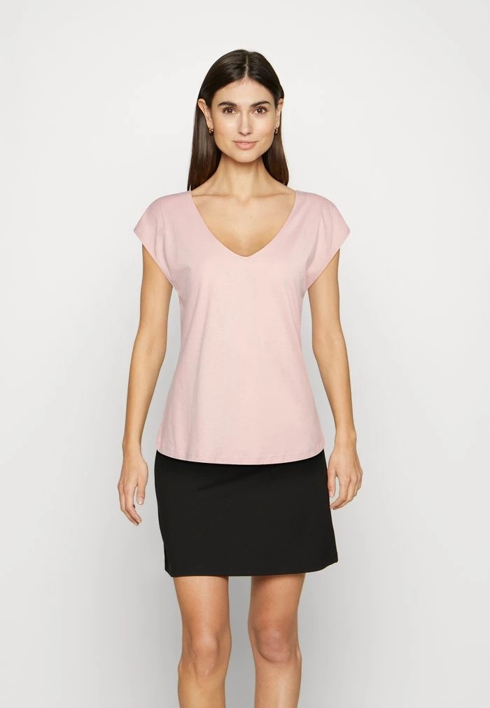 T-Shirt ANNA FIELD Anna Field Basic T-shirt Rose Femme | HEY-4926391